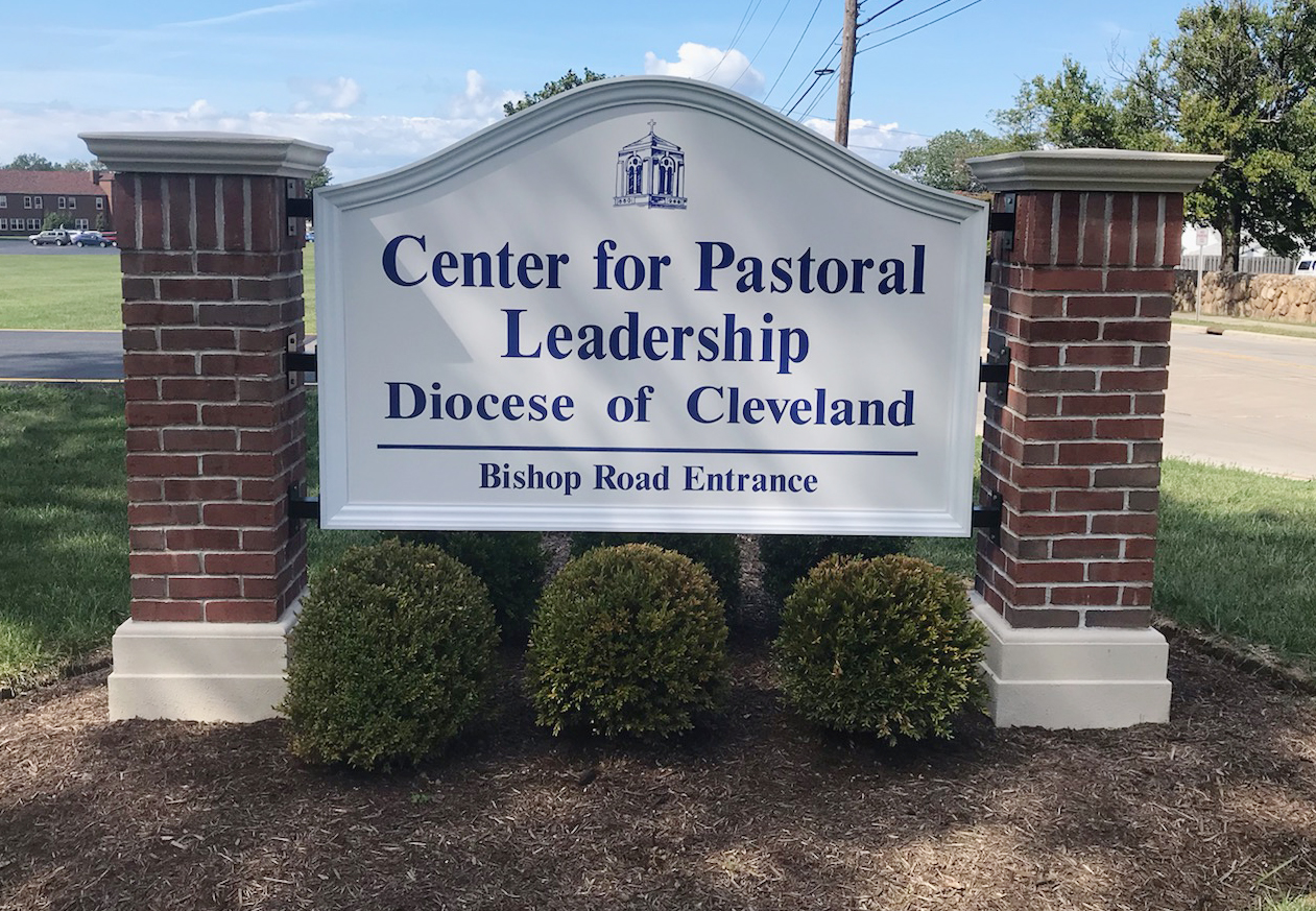 Center for Pastoral Care information sign