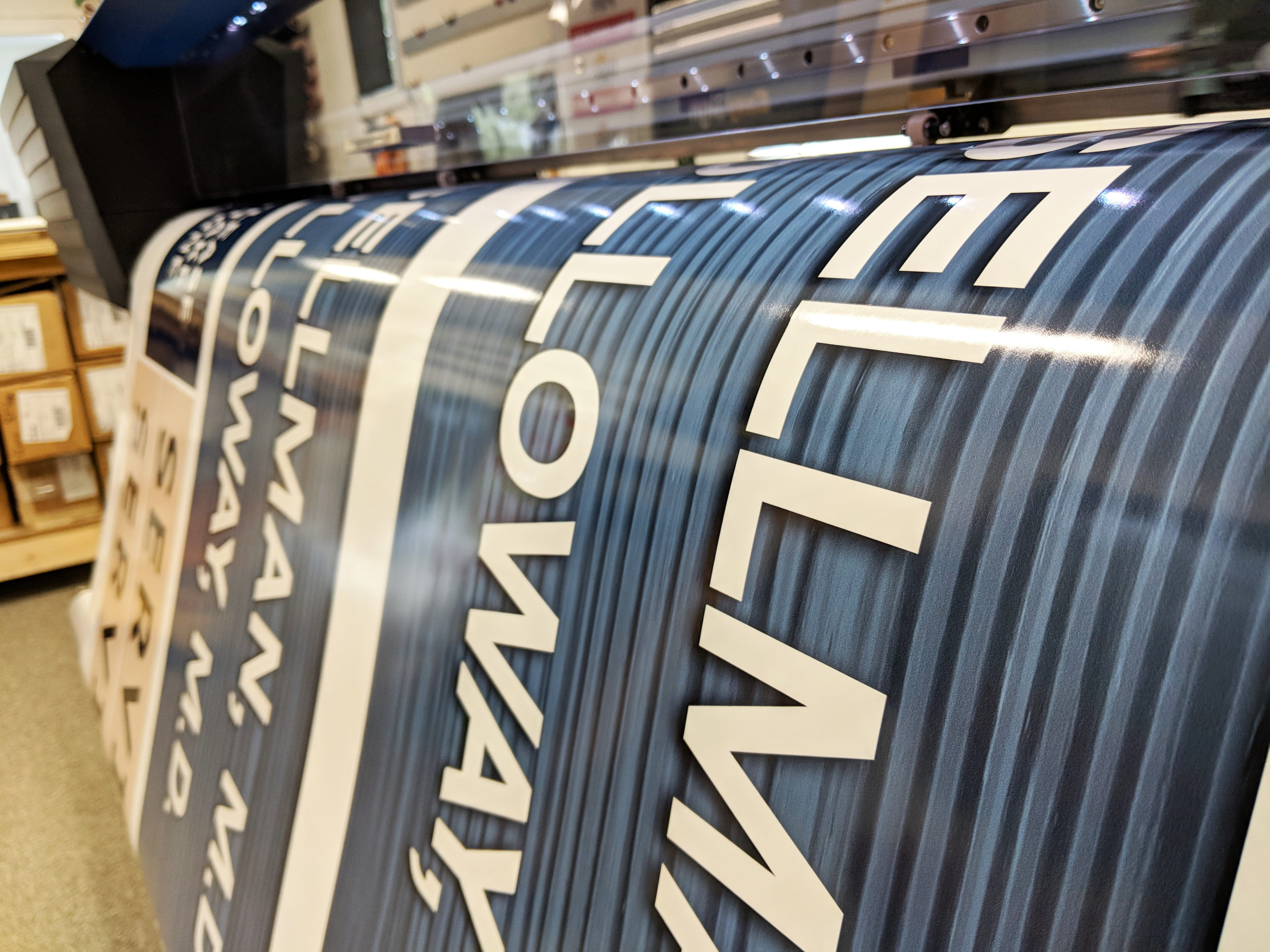 large printed graphics